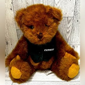 EXPRESS Jacket ROSS Teddy Bear, 7” Collectible Plush, Stuffed Animal